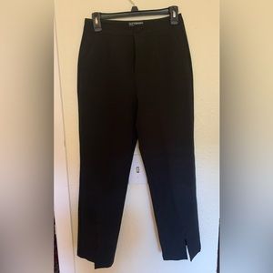 Kittenish Black Trouser Pants